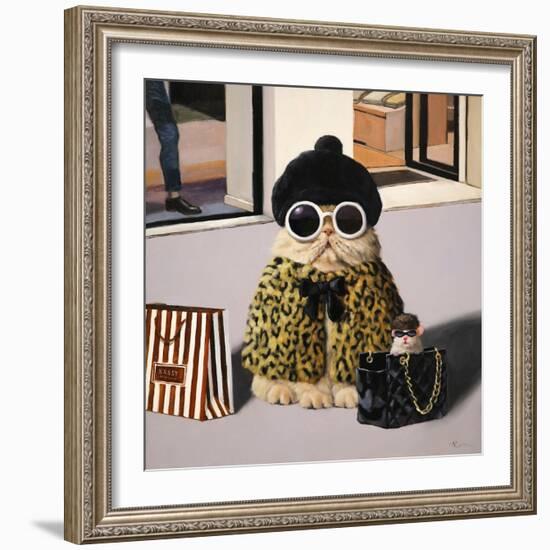 Retail Therapy-Lucia Heffernan-Framed Art Print