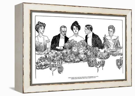 Retirement, 1900-Charles Dana Gibson-Framed Premier Image Canvas