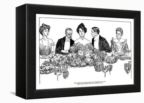 Retirement, 1900-Charles Dana Gibson-Framed Premier Image Canvas