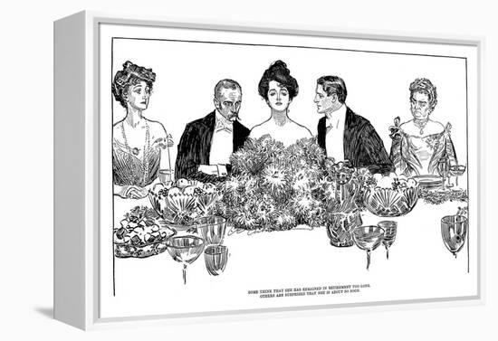 Retirement, 1900-Charles Dana Gibson-Framed Premier Image Canvas