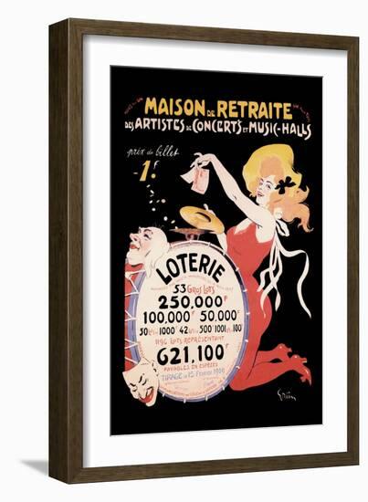 Retirement Home for Concert and Music Hall Artists-Jules-Alexandre Grün-Framed Art Print