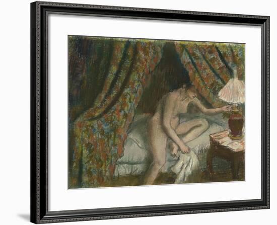 Retiring, C.1883-Edgar Degas-Framed Giclee Print