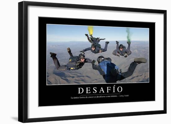 Reto. Cita Inspiradora Y Póster Motivacional-null-Framed Photographic Print