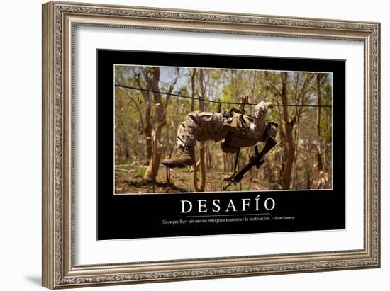 Reto. Cita Inspiradora Y Póster Motivacional-null-Framed Photographic Print