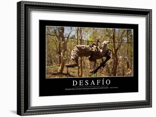 Reto. Cita Inspiradora Y Póster Motivacional-null-Framed Photographic Print