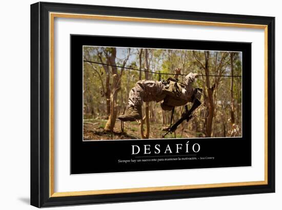 Reto. Cita Inspiradora Y Póster Motivacional-null-Framed Photographic Print