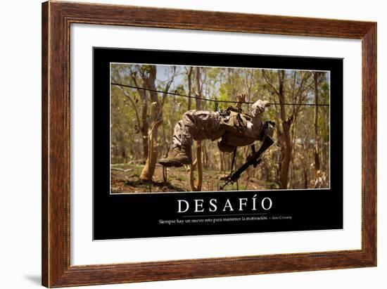 Reto. Cita Inspiradora Y Póster Motivacional-null-Framed Photographic Print