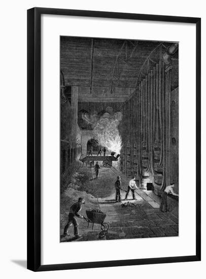 Retort House, Imperial Gasworks, King's Road, London, 1876-null-Framed Giclee Print