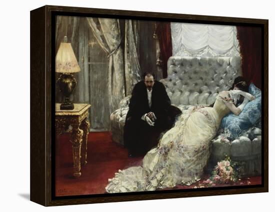 Retour de Bal, 1879-Henri Gervex-Framed Premier Image Canvas