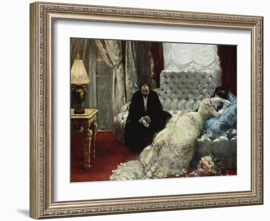 Retour de Bal, 1879-Henri Gervex-Framed Giclee Print