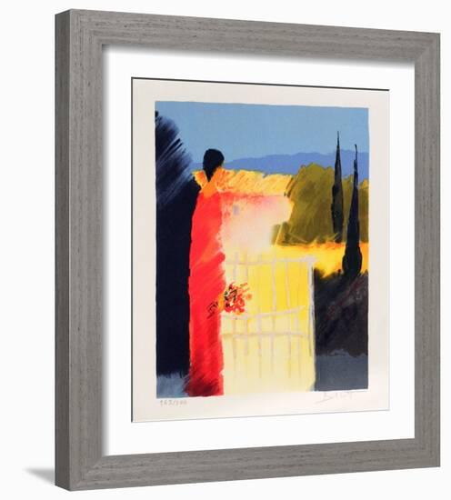 Retour de promenade-Emile Bellet-Framed Limited Edition