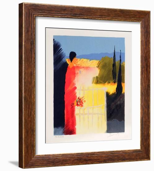 Retour de promenade-Emile Bellet-Framed Limited Edition