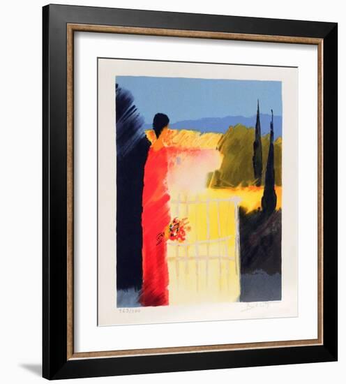 Retour de promenade-Emile Bellet-Framed Limited Edition