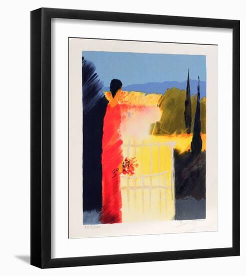 Retour de promenade-Emile Bellet-Framed Limited Edition