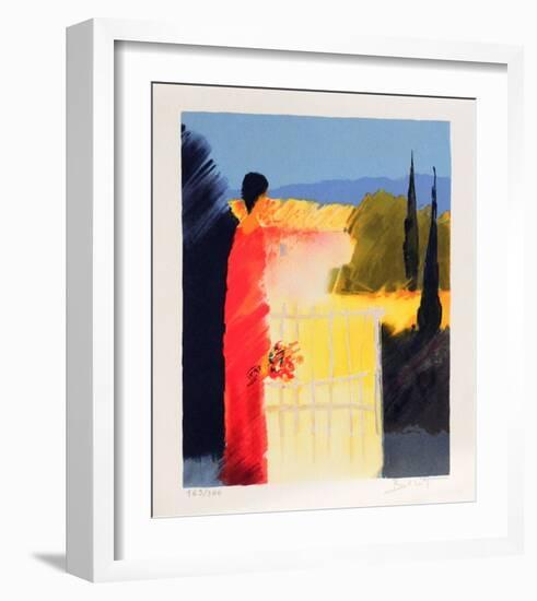 Retour de promenade-Emile Bellet-Framed Limited Edition