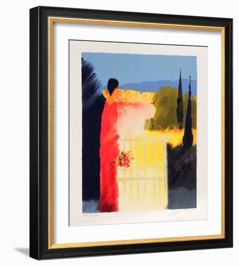 Retour de promenade-Emile Bellet-Framed Limited Edition