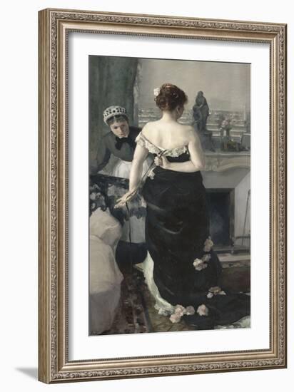 Retour du bal-Alfred Roll-Framed Giclee Print