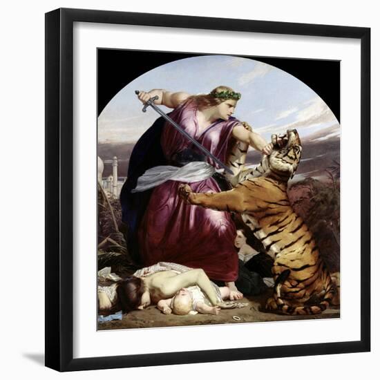 Retribution, 1858-Edward Armitage-Framed Giclee Print