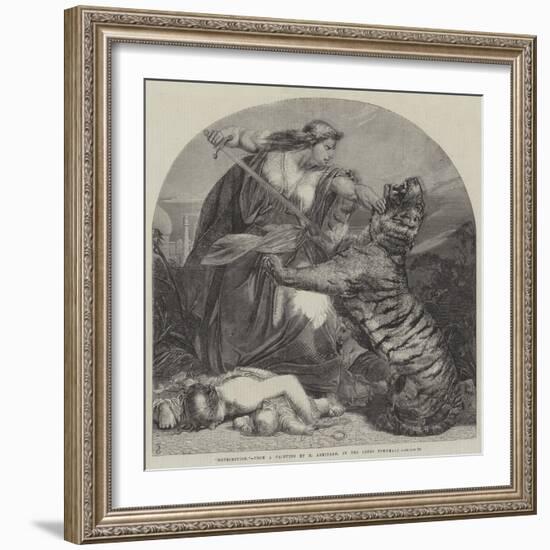 Retribution-Edward Armitage-Framed Giclee Print