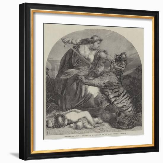 Retribution-Edward Armitage-Framed Giclee Print