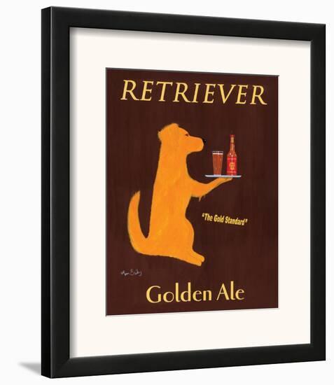 Retriever Golden Ale-Ken Bailey-Framed Art Print