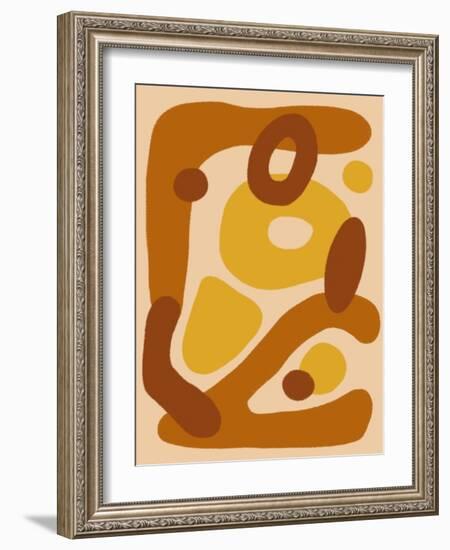 Retro Abstarct Print-Dariia Khotenko-Framed Photographic Print