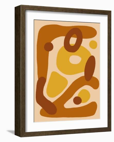 Retro Abstarct Print-Dariia Khotenko-Framed Photographic Print