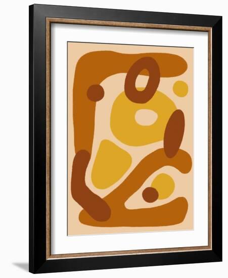 Retro Abstarct Print-Dariia Khotenko-Framed Photographic Print