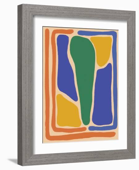 Retro Abstarct Print-Dariia Khotenko-Framed Photographic Print