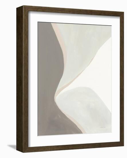 Retro Abstract III Neutral-Danhui Nai-Framed Art Print