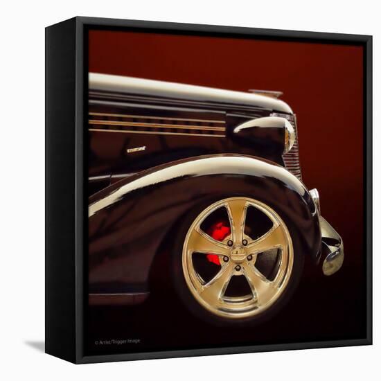 Retro Americana Car Bonnet-Salvatore Elia-Framed Premier Image Canvas