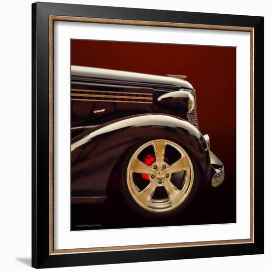 Retro Americana Car Bonnet-Salvatore Elia-Framed Photographic Print