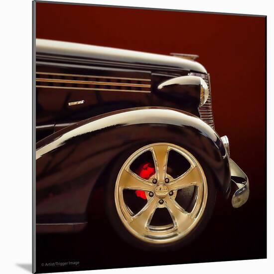 Retro Americana Car Bonnet-Salvatore Elia-Mounted Photographic Print