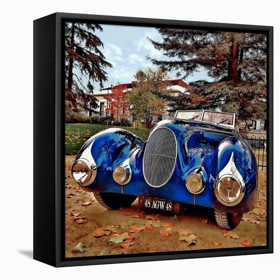 Retro Americana Car-Salvatore Elia-Framed Premier Image Canvas