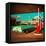 Retro Americana Cars-Salvatore Elia-Framed Premier Image Canvas