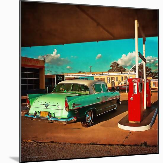 Retro Americana Cars-Salvatore Elia-Mounted Photographic Print