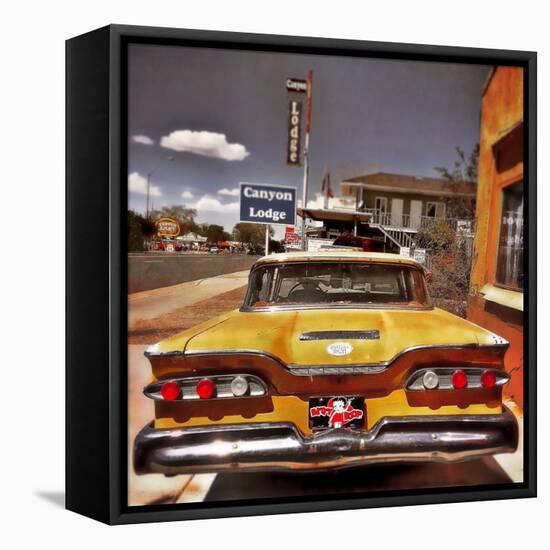 Retro Americana Cars-Salvatore Elia-Framed Premier Image Canvas