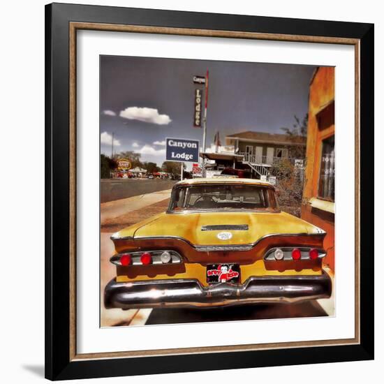 Retro Americana Cars-Salvatore Elia-Framed Photographic Print