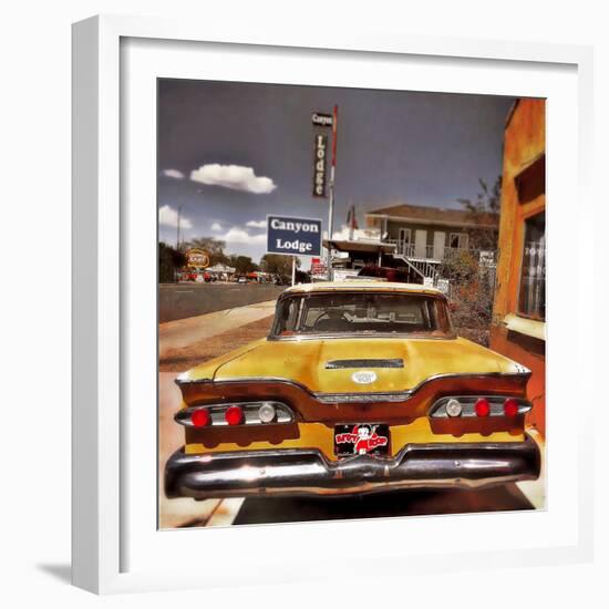 Retro Americana Cars-Salvatore Elia-Framed Photographic Print