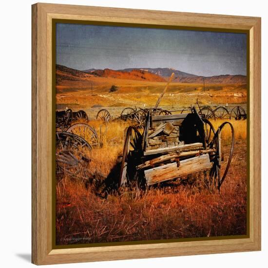 Retro Americana Farming Machinery-Salvatore Elia-Framed Premier Image Canvas