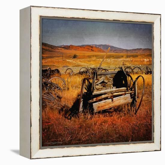 Retro Americana Farming Machinery-Salvatore Elia-Framed Premier Image Canvas