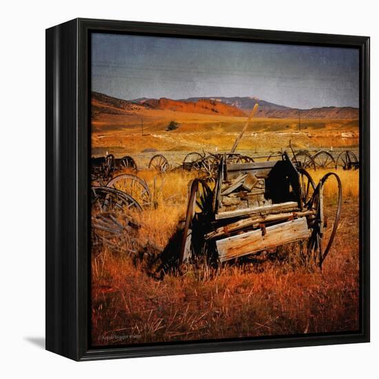 Retro Americana Farming Machinery-Salvatore Elia-Framed Premier Image Canvas
