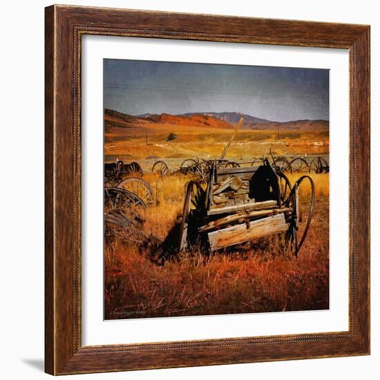 Retro Americana Farming Machinery-Salvatore Elia-Framed Photographic Print