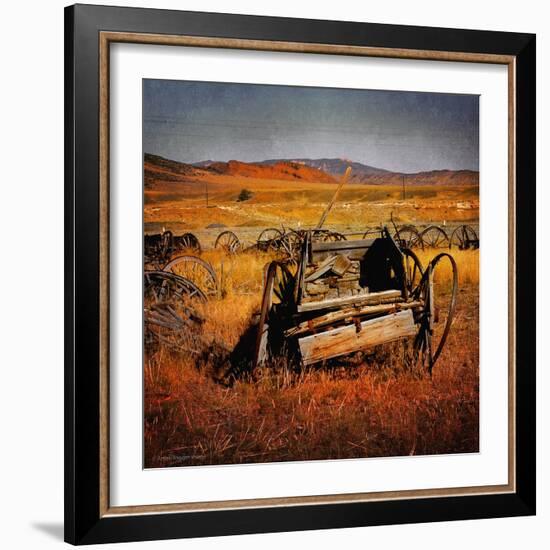 Retro Americana Farming Machinery-Salvatore Elia-Framed Photographic Print