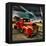 Retro Americana Red Truck-Salvatore Elia-Framed Premier Image Canvas