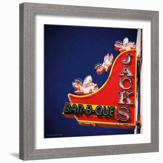 Retro Americana Sign-Salvatore Elia-Framed Photographic Print