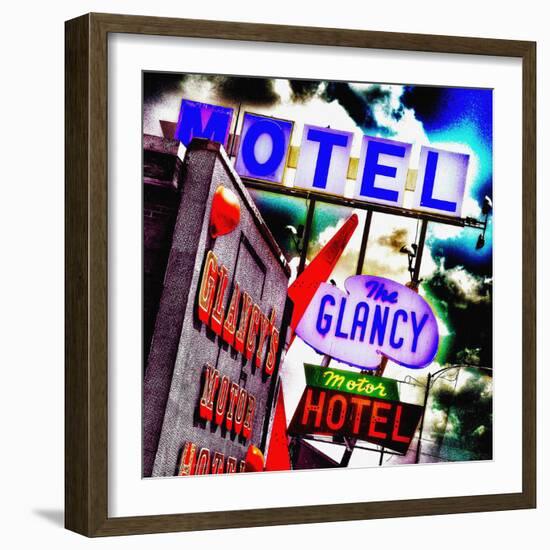 Retro Americana Sign-Salvatore Elia-Framed Photographic Print