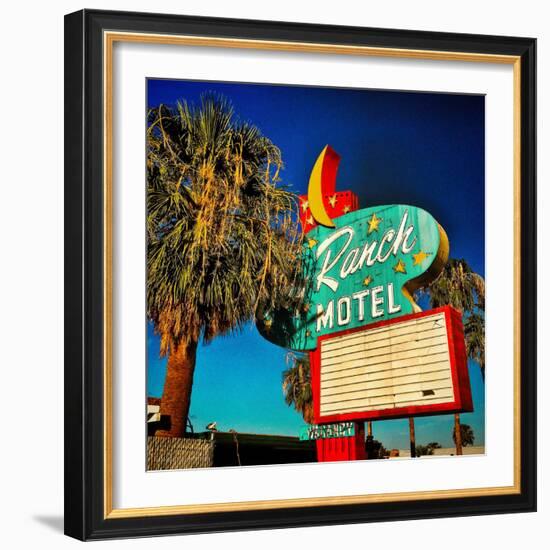 Retro Americana Sign-Salvatore Elia-Framed Photographic Print