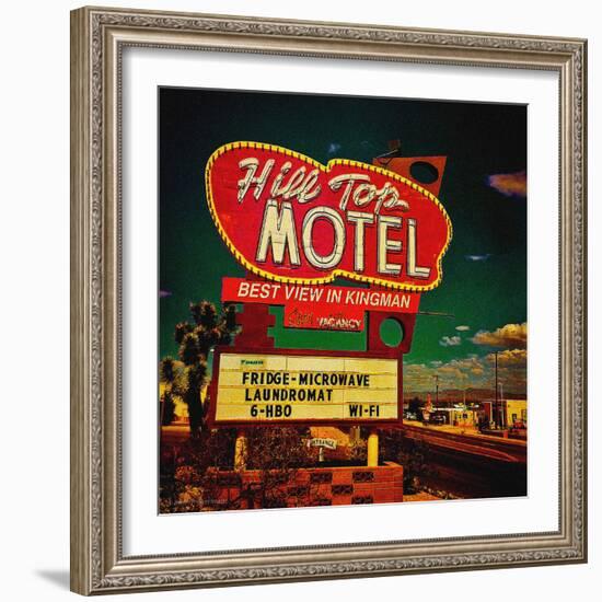 Retro Americana Sign-Salvatore Elia-Framed Photographic Print