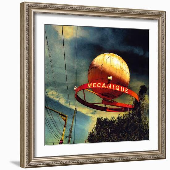 Retro Americana Sign-Salvatore Elia-Framed Photographic Print